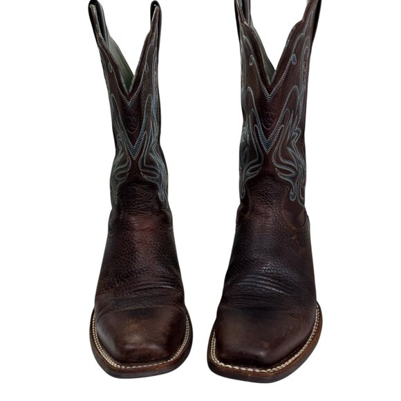 Ariat Women’s Heritage Western Cowboy Boots Brown Leather Embroidered SIZE:9B - Picture 5 of 14